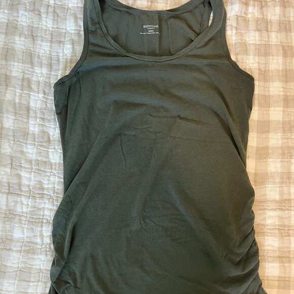 Motherhood Maternity | Grey & Black and Green Tank Tops | Set of 2 | Size Medium - Picture 3 of 3